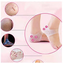 3 Pares de  Meia Palmilha Silicone Gel Ortopédica Calcanhar