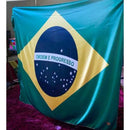 Bandeirão do Brasil Grande 3,00x1,80m Copa do Mundo