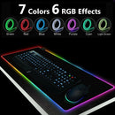 Mouse Pad Gamer Grande Speed Borda Led 7 Cores Rgb Impermeável 300mm X 800mm - Pacheco Express - Últimas Unidades 🔥