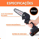 Motosserra Elétrica Portátil BlackSaw - Kit Completo