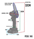 Motosserra Elétrica Portátil BlackSaw - Kit Completo