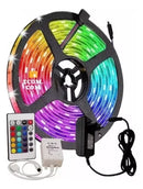 Fita Led Rgb 3528 Colorida 5m + Controle + Fonte Fita  - Pacheco Express - Últimas Unidades 🔥