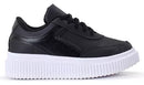 Tenis Preto Casual Plataforma Milla
