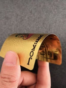 Baralho Dolar Dourado Ouro Folheado A Prova D'agua Poker 54 Cartas - Pacheco Express - Últimas Unidades 🔥