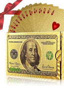 Baralho Dolar Dourado Ouro Folheado A Prova D'agua Poker 54 Cartas - Pacheco Express - Últimas Unidades 🔥