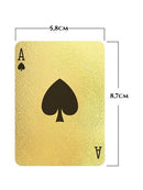 Baralho Dolar Dourado Ouro Folheado A Prova D'agua Poker 54 Cartas - Pacheco Express - Últimas Unidades 🔥