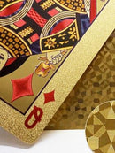 Baralho Dolar Dourado Ouro Folheado A Prova D'agua Poker 54 Cartas - Pacheco Express - Últimas Unidades 🔥