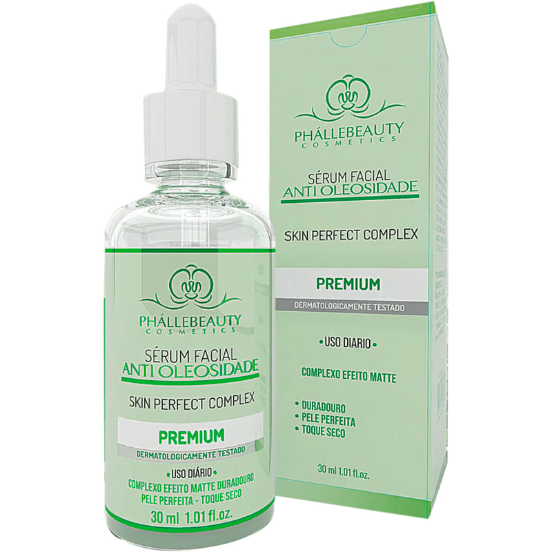 Kit Cuidado Facial Antioleosidade 7 Itens PhálleBeauty