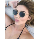 Óculos De Sol Hexagonais