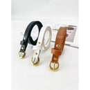 Kit 3 cinto feminino fivela dourado