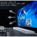 Projetor T5 Led Espelhamento Celular Wifi 2500 Lúmens Branco 110-240v