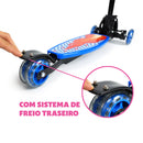 PATINETE INFANTIL 4 RODAS SCOOTER AJUSTAVEL COM FREIO