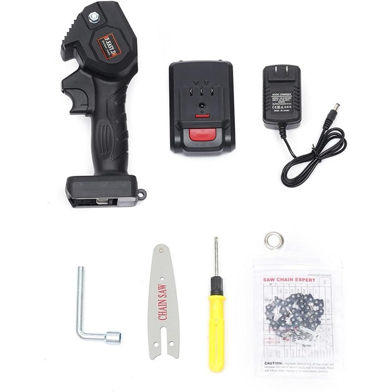 Motosserra Elétrica Portátil BlackSaw - Kit Completo