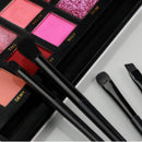 Pincel Maquiagem KIT Conjunto 13 Peças + Esponja Triangular Profissional Com Lindo Estojo Aveludado