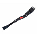 Kit Paralama Bike 3 peças regulavel preto + Descanso Lateral Pezinho preto Regulável para bicicleta