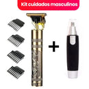 Maquina Profissional para Barba e Cabelo - Pro 3 em 1 + Aparador de Pelos Maquina