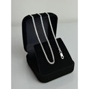 Corrente Grumet 60cm - 2mm em Prata 925 Escama Peixe Italiana