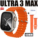 Relógio Smartwatch T800 Ultra 2024 – Monitoramento Completo de Saúde, Tela HD 1,81” e Bluetooth Duplo À Prova D'água