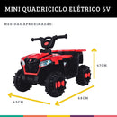 Quadriciclo Infantil Elétrico Marcha Frente e Ré Zippy Toys