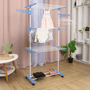 Varal De Chão Roupa Calcinha Grade 3 Andares Dobrável Portátil