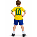 Conjunto Infantil do Brasil – Camiseta + Bermuda Uniforme Copa