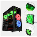 Cooler Fan Com Led Colorido Ventilação PC 1200RPM 12x12Cm