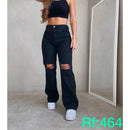 Calça Jeans feminina Wide leg pantalona Cintura alta  - Pacheco Express - Últimas Unidades 🔥