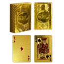 Baralho Dolar Dourado Ouro Folheado A Prova D'agua Poker 54 Cartas - Pacheco Express - Últimas Unidades 🔥