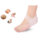 3 Pares de  Meia Palmilha Silicone Gel Ortopédica Calcanhar
