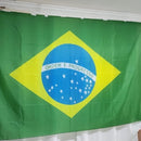 Bandeirão do Brasil Grande 3,00x1,80m Copa do Mundo