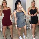 Vestido Feminino Curto de Alcinha Canelado - Pacheco Express - Últimas Unidades 🔥