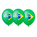 Balão Bandeira Copa do Mundo Brasil - N11 - 25 unidades